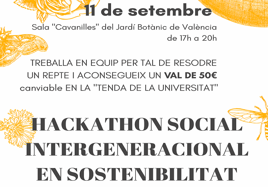 I Hackathon social intergeneracional en sostenibilidad de la UV.