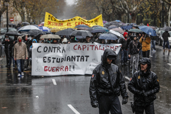 Imagen de una reciente manifestación de estudiantes.