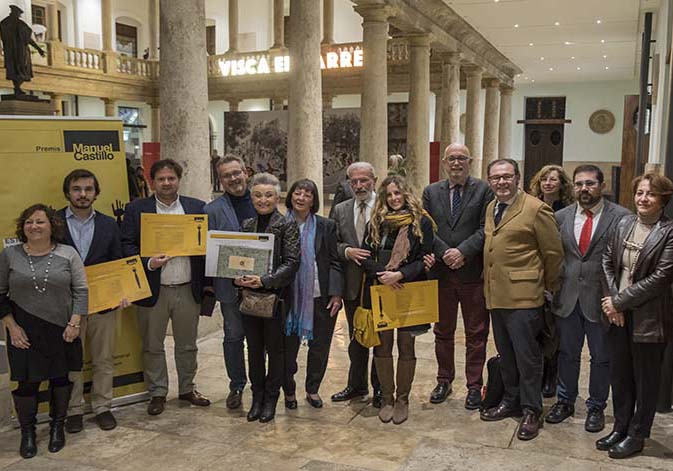 Els guardonats en l'actual edició dels Premis Manuel Castillo.