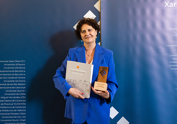 Teresa Ferrer, directora de Publicacions de la Universitat de València
