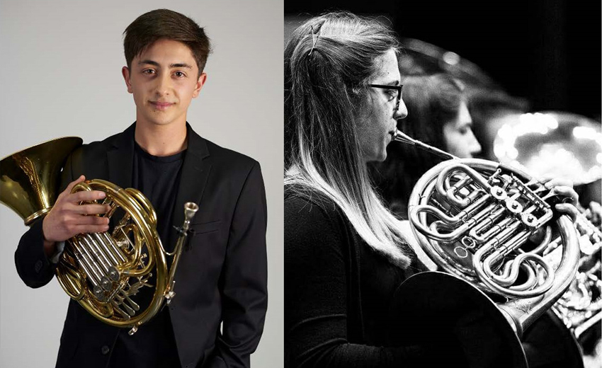 Yolanda Flox i Víctor Martínez, French Horns. Ignacio Millán, piano. Autumn Concerts. 19/11/2019. Botanical Garden. 19.00h