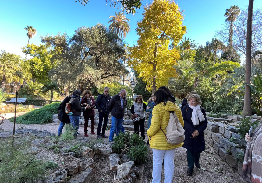 Una sesión de un curso en Jardí Botànic UV.