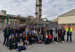 Visita d'alumnat de GIQ a la fabrica Fertiberia