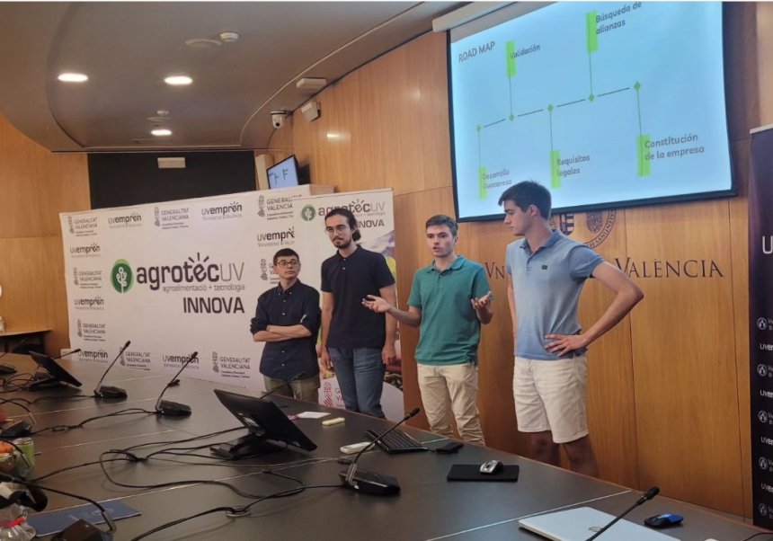 L'equip Food Genix, format per estudiantat del Grau en Biotecnologia, guanyen la fase final del Campus D'Emprenedoria AgrotecUV Innova