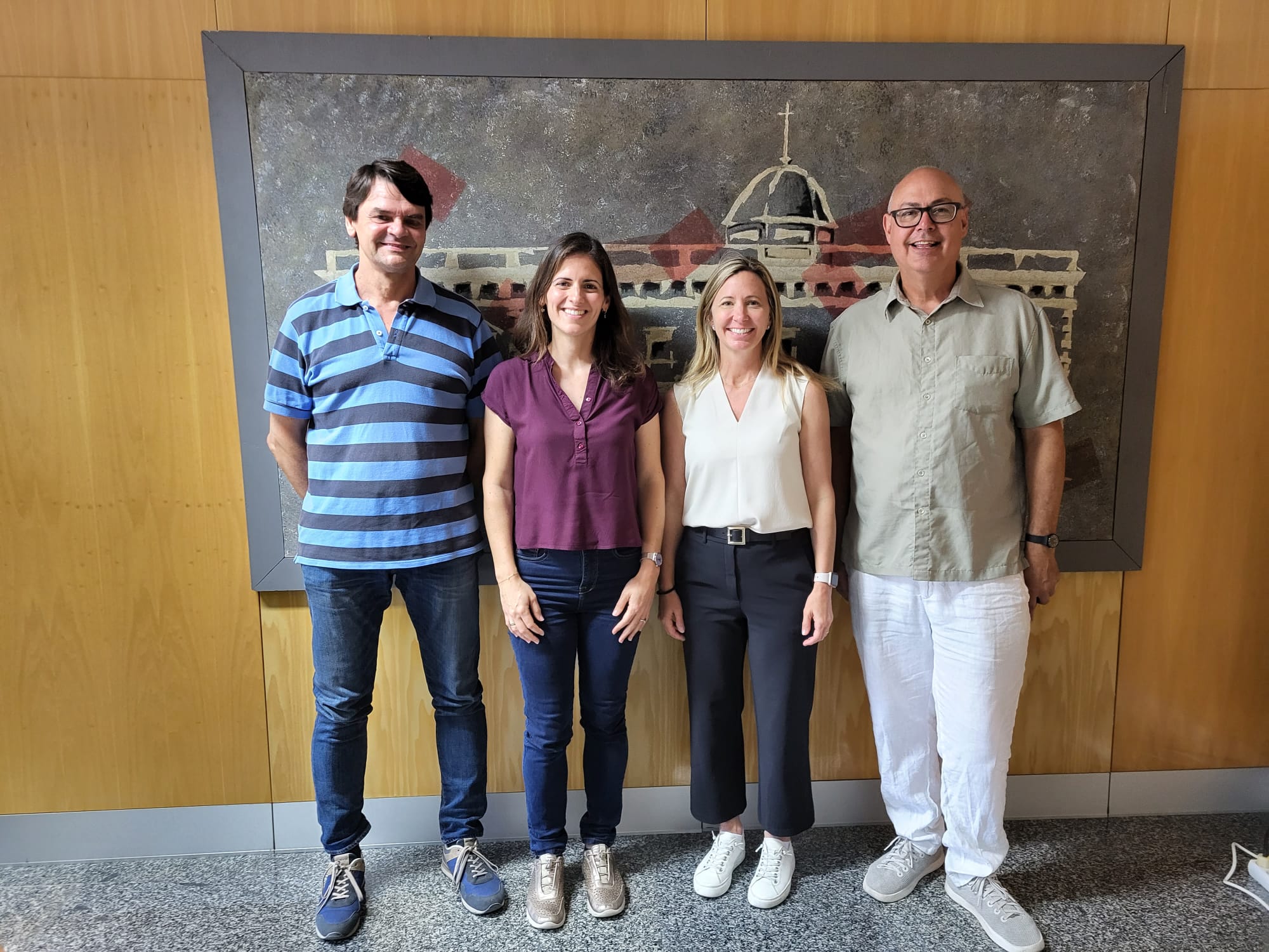 Emilio Barba, Pilar Serra, Jennifer Chirico i Kirk Bowman