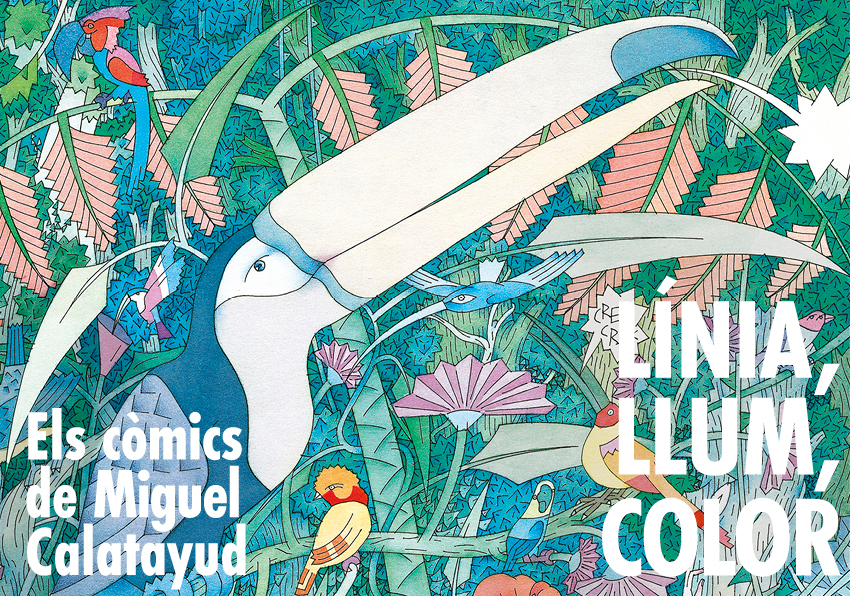 event image:Illustration of birds in the jungle