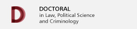 Doctoral Programme in Law, Political Science and Criminology