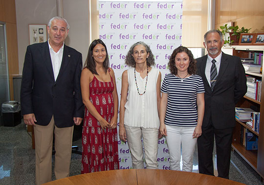 Ramón López, Zaira Martín, Amparo Pérez, Maite Almela, Juan Carlos González