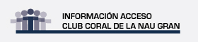 Se abrirá una nueva ventana. Lista de difusión del Club Coral