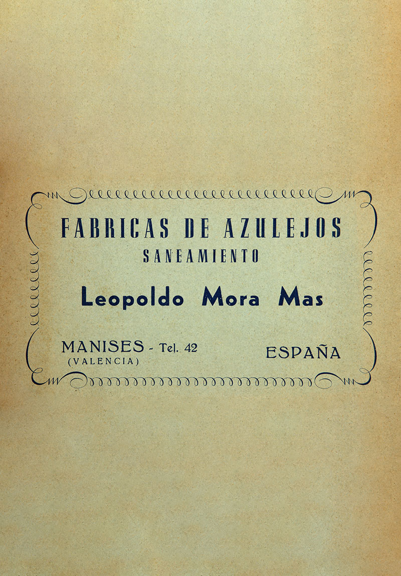 Fábricas de azulejos Leopoldo Mora Mas