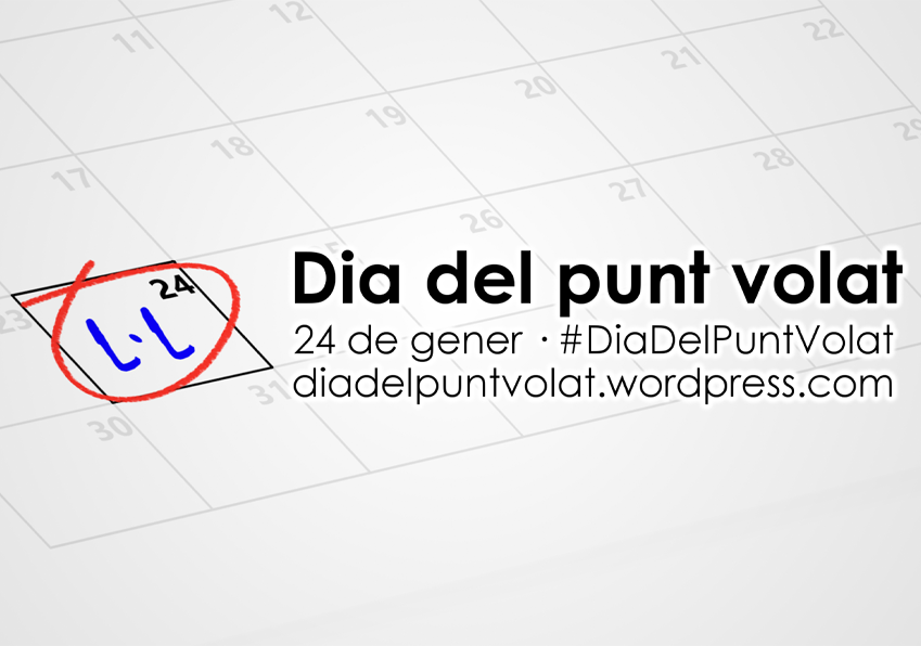 Dia del punt volat: ven y participa en juegos lingüísticos