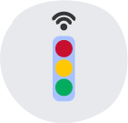 Image of a traffic light that links to information about the chair.