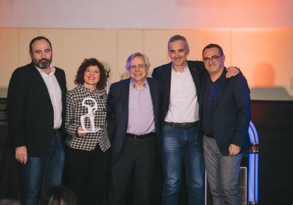 Acto de entrega del premio.