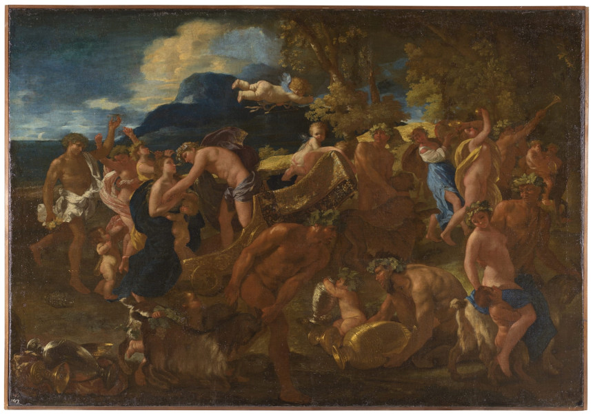 Nicolás Poussin, Bacanal (1625-26). ©Museo Nacional del Prado
