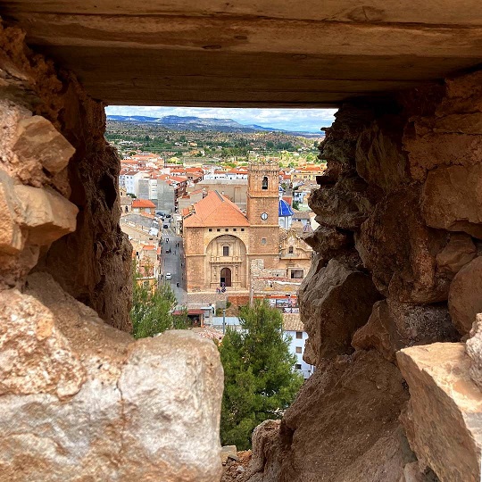 Vista del poble des de el castell