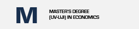 Master's Degree in Economics