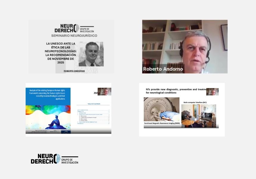 Roberto Andorno. Seminario de Neuroderecho UV