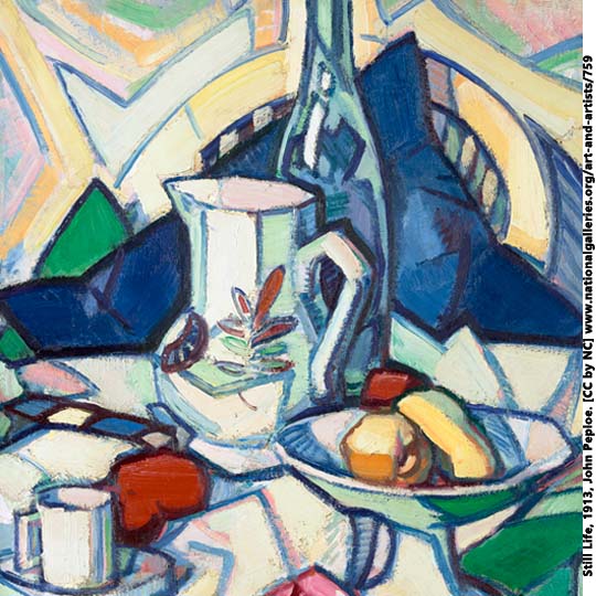 Painting detail: Still Life, 1913, John Peploe. [CC by NC] www.nationalgalleries.org/art-and-artists/759