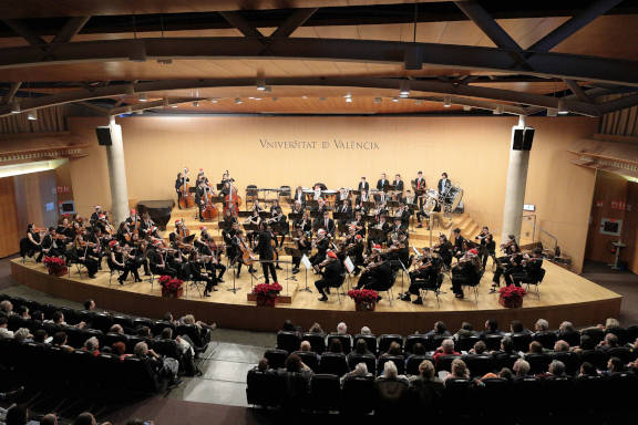 Concert de Nadal de l'Orquestra UV a la Darwin 2024.