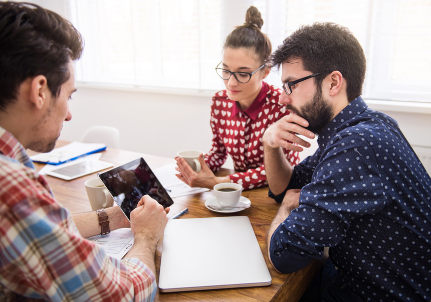 Reunión de un equipo de trabajo