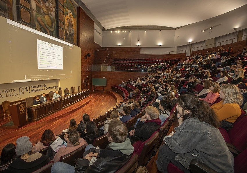 Sessió de benvinguda Erasmus en gener de 2023.