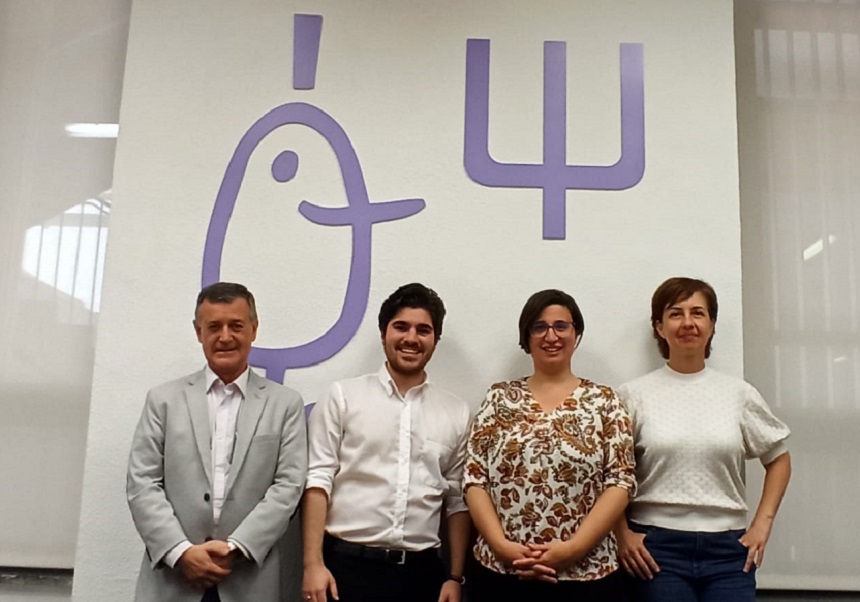 (De izquierda a derecha). Pedro Gil-Monte, Pedro Gil-LaOrden, Irene Checa y Begoña Espejo.