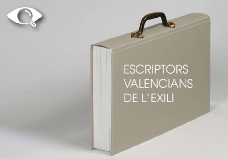Maleta amb el títol de l'exposició
