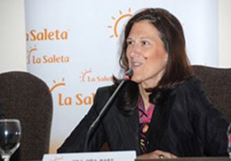 Mary Martínez Martínez durante un acto