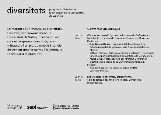 Imatge de l'activitat Converses als campus (Programa diversitats).