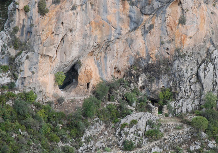 Cuevas de Santa Maira (Castell de Castells, la Marina Alta).
