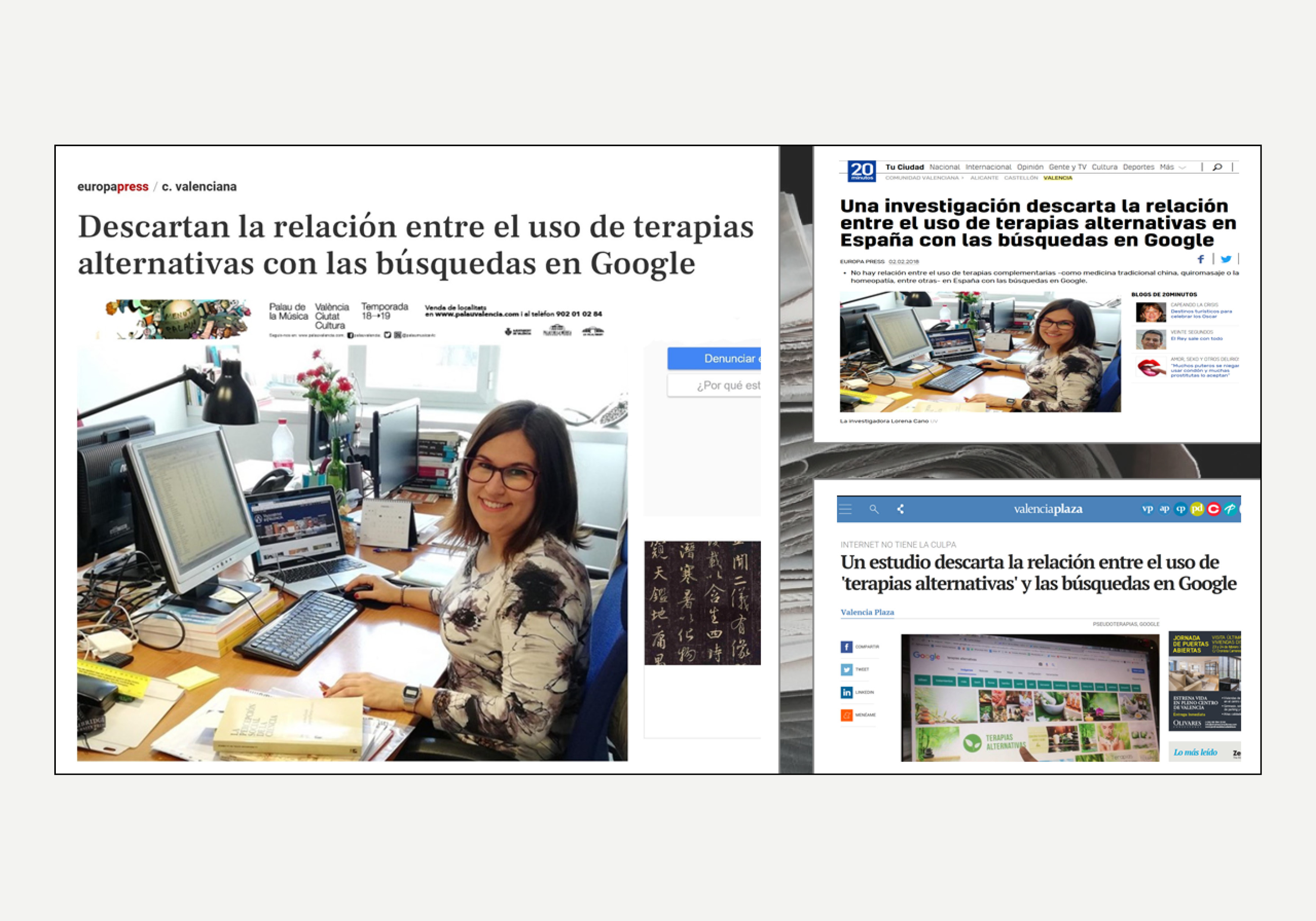 Noticias sobre el artículo de Lorena Cano