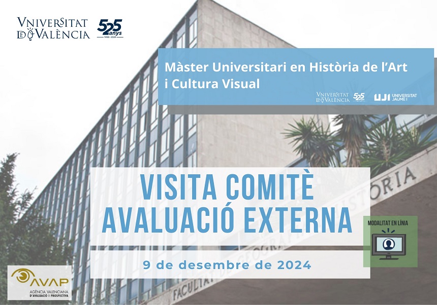 Acreditació del Màster en Història de l'Art el dilluns 9 de desembre