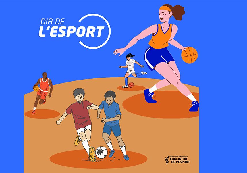 Cartel del dia del deporte