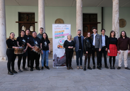 Presentación de la Falla Inmaterial 2020 en La Nau.