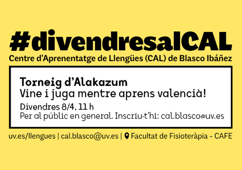 Torneig d'Alakazum al CAL de Blasco Ibáñez [8/4, 11 h]