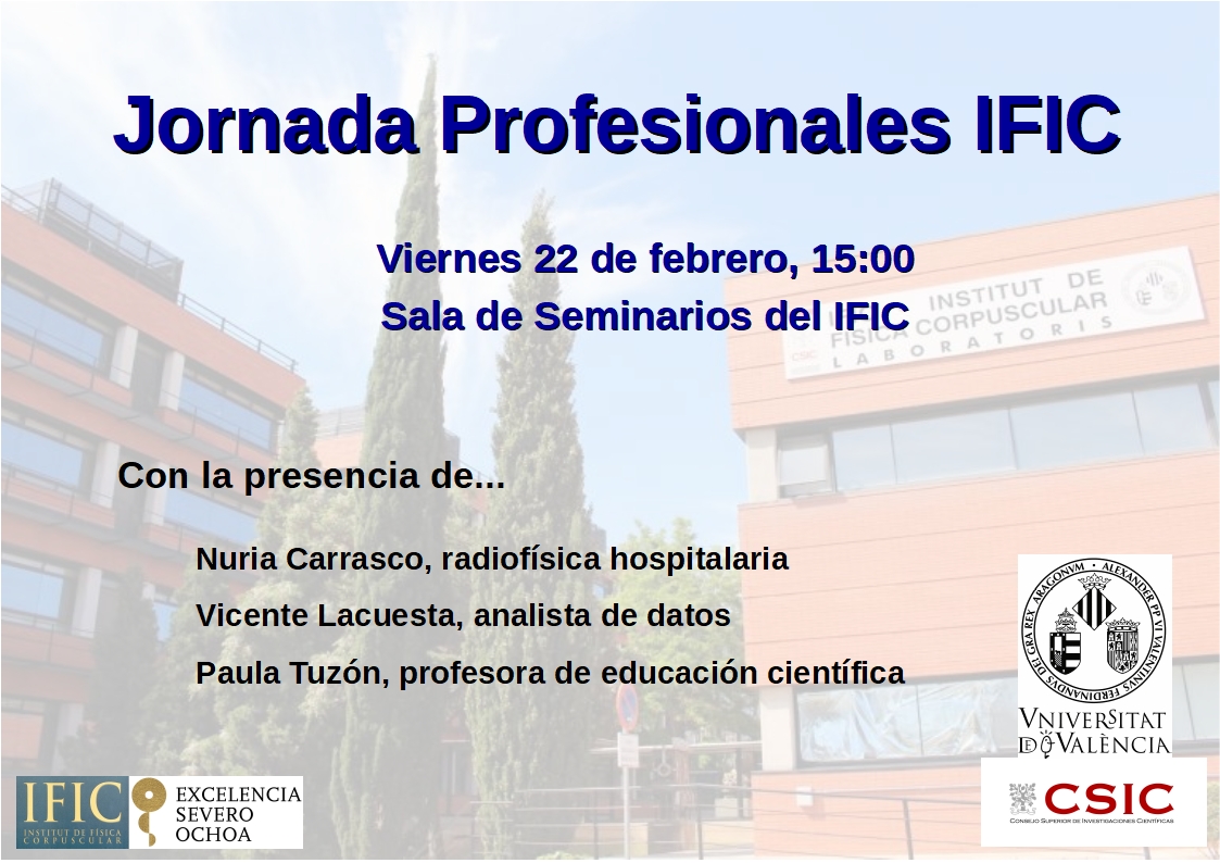 Poster de Jornada Profesionales IFIC