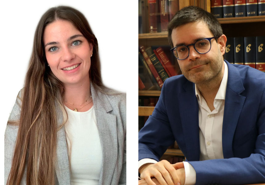 Paula López and Adrián Todolí.