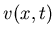 $v(x,t)$