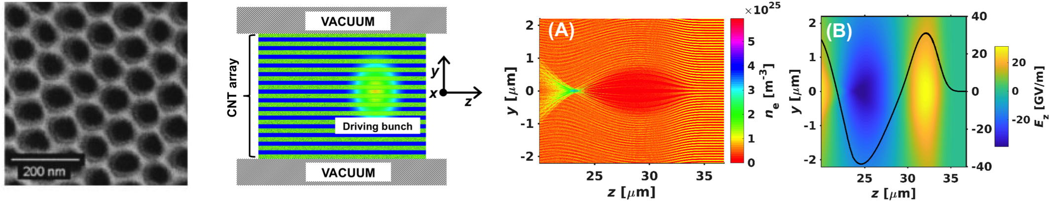 SWNT based wakefield acceleration gradients