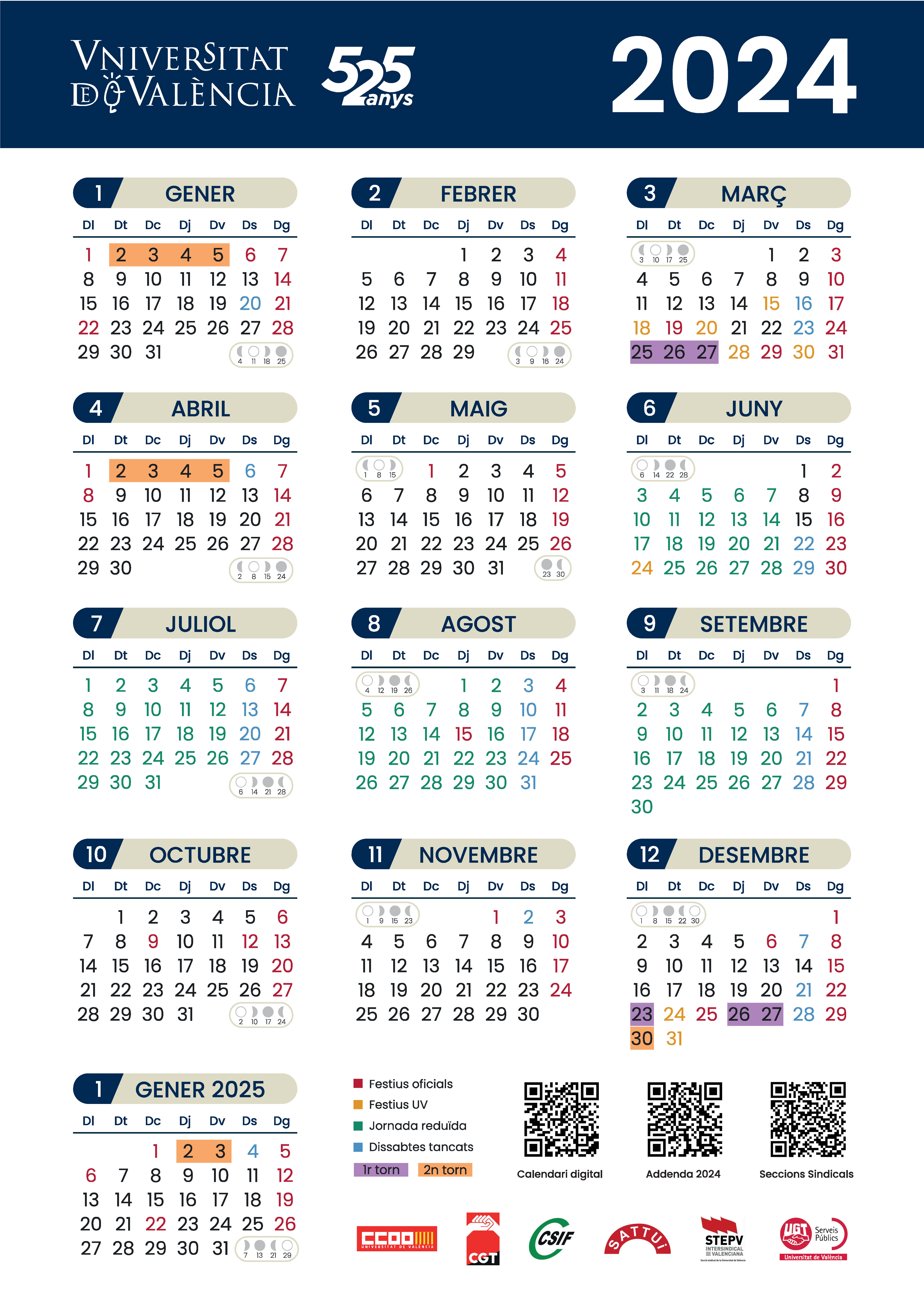 Calendari laboral 2024 
