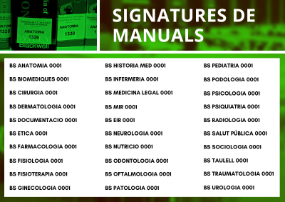 Signatures dels manuals