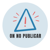 Icona "On no publicar"
