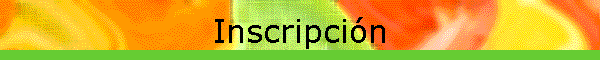 Inscripci�n