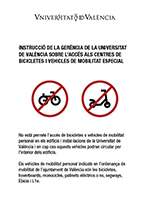 Cartell Prohibit Bicis