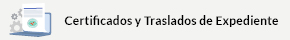 Se abrirá una nueva ventana. Certificados y traslado de expedientes