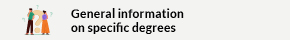 This opens a new window General information on specific degrees