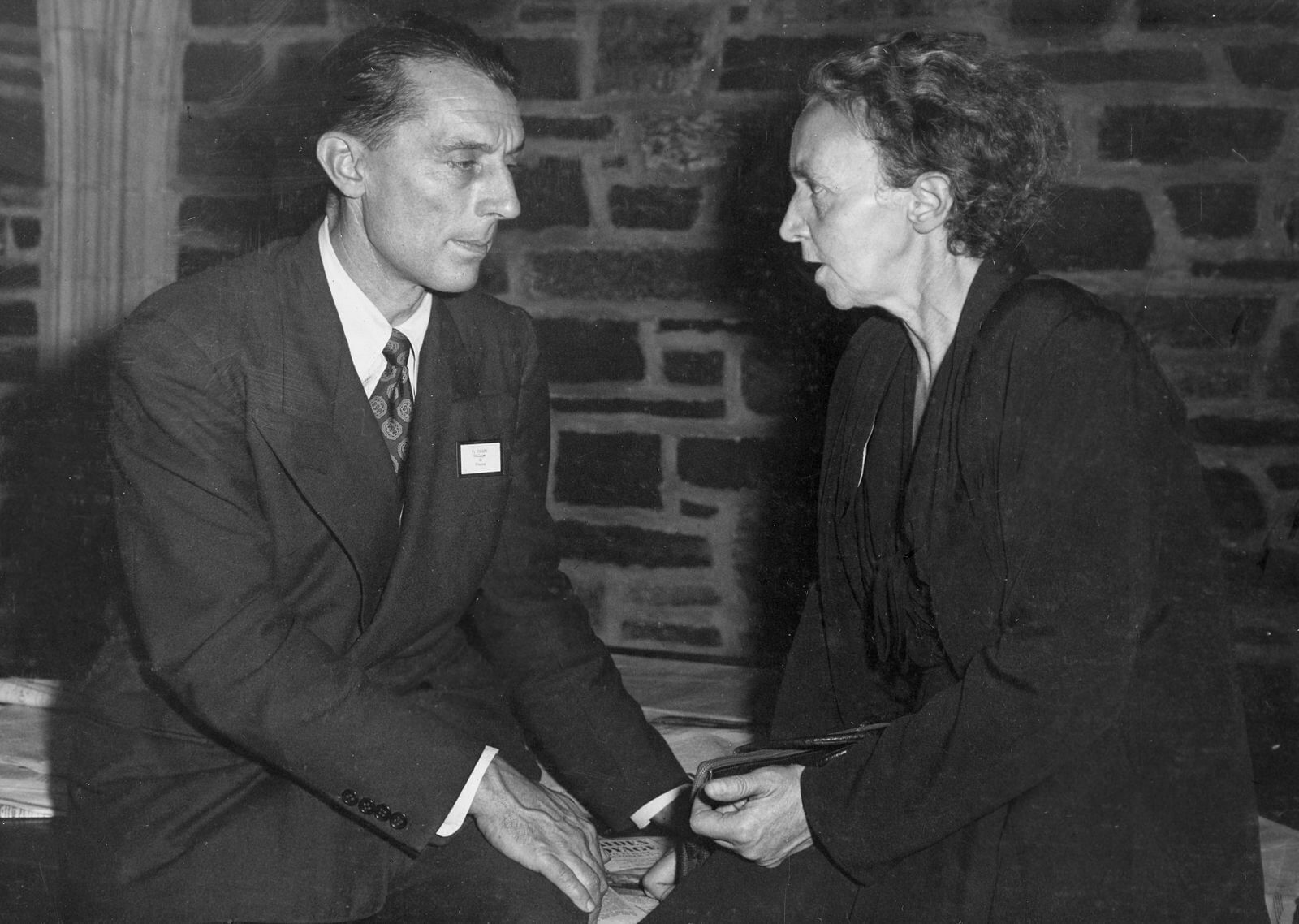 Irène Joliot-Curie y Frédéric Joliot-Curie