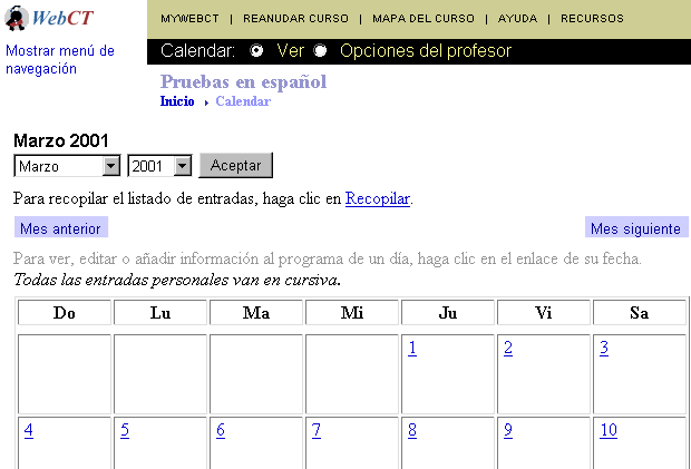 Calendario