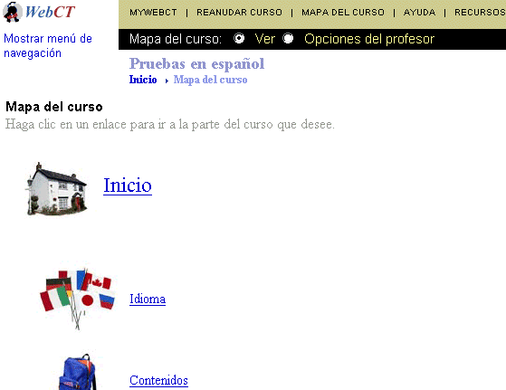 Mapa del curso