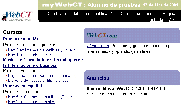 myWebCT